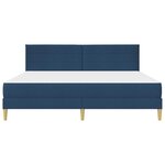 vidaXL Cadre de lit 200 x 200 cm Bleu