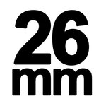 Trombonnes Nickelés N°1½ - 26mm - Lot de 10 boites de 100 pièces