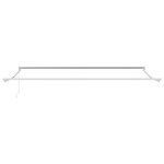 vidaXL Auvent manuel rétractable bordeaux 450x300 cm