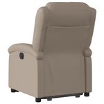 vidaXL Fauteuil inclinable Cappuccino Similicuir