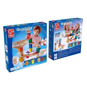HAPE Circuit de bille en bois Quadrilla - Race to the Finish