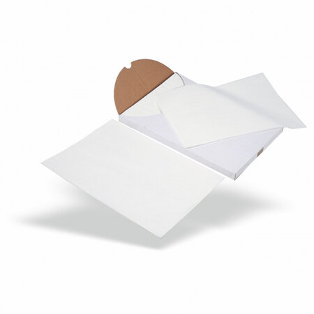 Papier siliconé anti-adhésif 530 x 325 mm - pujadas - lot de 500 -  - silicone