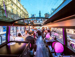 SMARTBOX - Coffret Cadeau Repas insolite 5 plats et visite de Paris dans le bus à impériale Champs-Élysées -  Gastronomie
