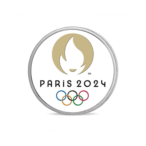 Blister emblème olympique - Jeux Olympiques de Paris 2024 - JO