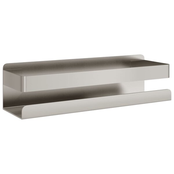 vidaXL Étagère de douche 23x6 5x6 cm acier inoxydable 304 brossé