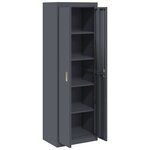 vidaXL Armoire de rangement 2 Pièces Anthracite 60 x 40 x 180 cm Acier
