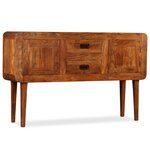 vidaXL Buffet Bois massif avec finition miel 120x30x75 cm
