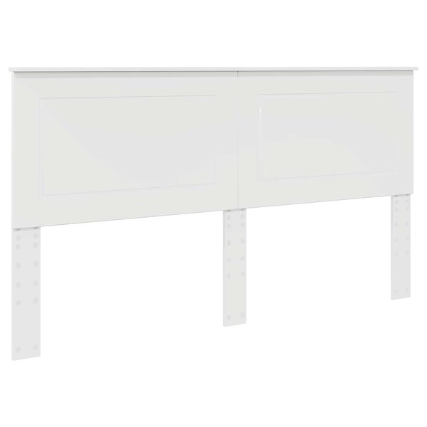 vidaXL Tête de lit Blanc brillant 180 cm Bois d'ingénierie