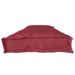 vidaXL Coussins de Palette pour Banc 2 Pièces Rouge Vin 180x40x8 cm Tissu Oxford
