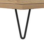 vidaXL Buffet Marron 60 x 35 x 70 cm Bois d'ingénierie