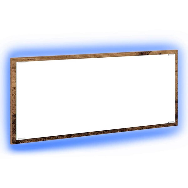 vidaXL Miroir Bois ancien 90 x 8.5 x 37 cm Bois d'ingénierie