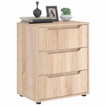 vidaXL Buffet VISNES chêne sonoma 60x40x73 cm bois d'ingénierie