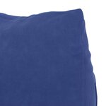 vidaXL Coussin de Dos Bleu police 60 x 20 x 50 cm