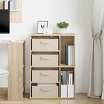 vidaXL Buffet Chêne Sonoma 60 x 33 5 x 84 cm