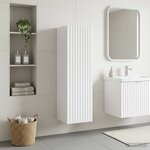vidaXL Cabinet de Salle de Bain Mural Blanc brillant 33 x 34 5 x 60 cm