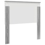 vidaXL Tête de lit Gris Sonoma 100 cm Bois d'ingénierie