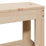 vidaXL Cadre de lit sans matelas 150x200 cm bois de pin massif