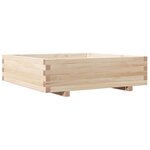 vidaXL Jardinière 90x90x26 5 cm bois de pin massif