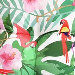 vidaXL Coussins de chaise à dossier bas lot de 6 multicolore