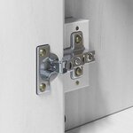 vidaXL Meuble de salle de bain haut FLORO Blanc 35 x 30 x 160 cm