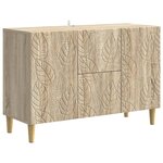 vidaXL Buffet Chêne Sonoma 89 x 34 5 x 60 cm Bois d'ingénierie