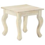 vidaXL Table d'appoint 43 x 43 x 40 cm Bois de manguier massif