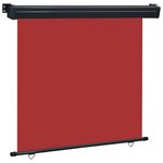 vidaXL Auvent latéral de balcon 175x250 cm Rouge