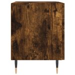vidaXL Tables de chevet 2Pièces chêne fumé 40x35x47 5cm bois d’ingénierie