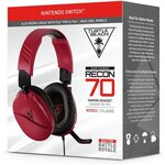 TURTLE BEACH Casque gamer Recon 70N pour Nintendo Switch Rouge (compatible PS4, PS4 Pro, Xbox one, appareils mobiles) - TBS-8055-02