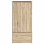 vidaXL Armoire tiroir chêne sonoma 55 5x34x119 5 cm bois d'ingénierie