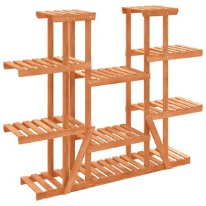 vidaXL Support à fleurs 110x25x110 5 cm bois massif de sapin