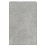 vidaXL Armoire à chaussures Gris béton 130x35x54 cm Bois d'ingénierie