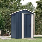 vidaXL Abri de jardin Anthracite 126x97 5x177 cm Acier galvanisé