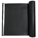 barrière racinaire vidaXL avec rails de connexion noir 0 7x15 m 1 5 mm HDPE