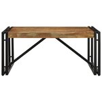 vidaXL Table basse multicolore 80x80x35 cm bois de récupération massif