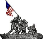 Pièce de monnaie en Argent 10 Cedis g 62.2 (2 oz) Millésime 2026 MARINE CORPS WAR MEMORIAL