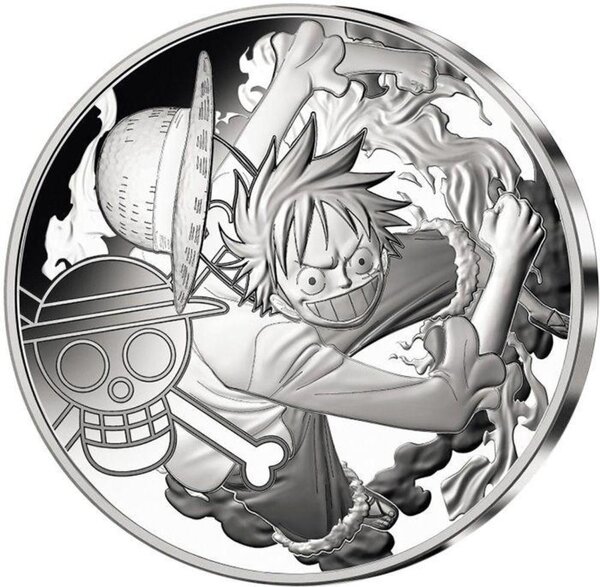 Pièce de monnaie en Argent 10 Euro g 22 Millésime 2024 One Piece LUFFY AND THE THOUSAND SUNNY