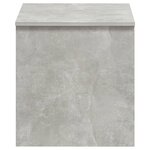 vidaXL Table basse gris béton 102x50 5x52 5 cm bois d'ingénierie