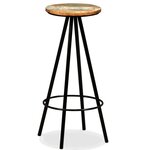 vidaXL Ensemble de bar 5 Pièces Bois d'acacia massif et de récupération