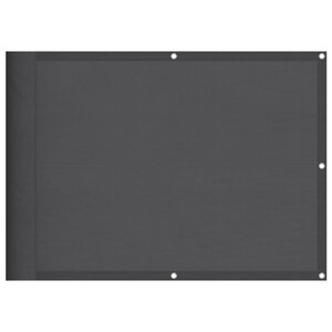 vidaXL Écran de balcon anthracite 75x800 cm 100 polyester oxford