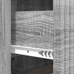 vidaXL Armoire à tiroirs Sonoma gris 66 x 34 5 x 89 5 cm