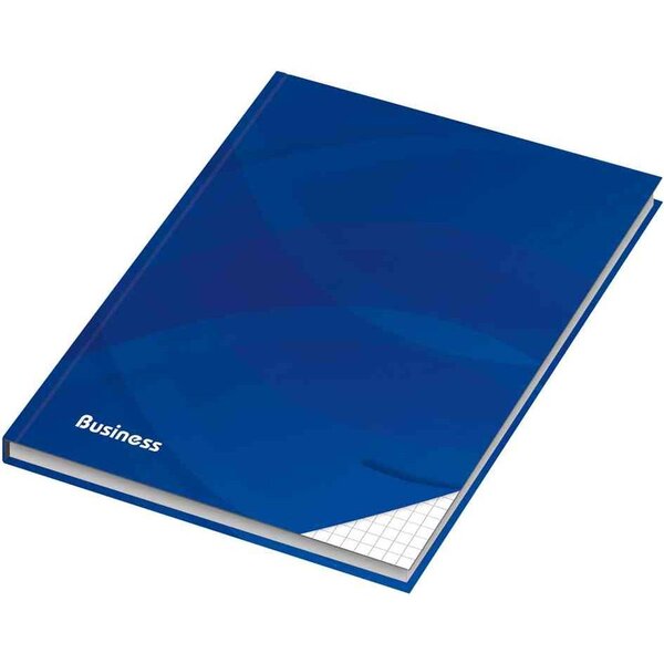 Cahier 'Business bleu', A6, ligné RNK VERLAG