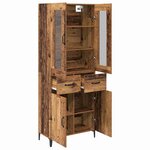 vidaXL Haut Armoire Bois Ancien 69 5 x 34 x 180 cm Bois d'ingénierie