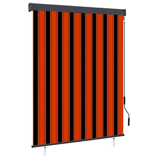 vidaXL Store roulant d'extérieur 140x250 cm Orange et marron