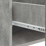 vidaXL Table basse Gris béton 49 x 50 x 40 cm Bois d'ingénierie