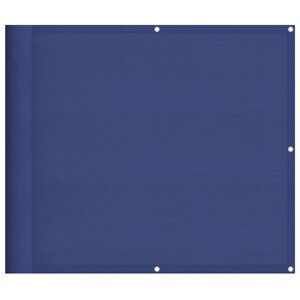 vidaXL Écran de balcon bleu 90x800 cm 100 polyester oxford