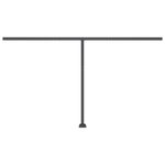 vidaXL Auvent automatique sur pied 450x350 cm Anthracite
