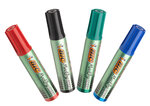 Etui de 4 Marqueurs Permanent MARKING ONYX 1481 Pte Biseau 2,7 à 6,2 mm N/B/R/V BIC