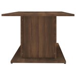 vidaXL Table basse chêne marron 102x55 5x40 cm bois d'ingénierie