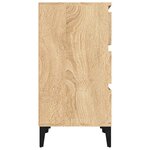 vidaXL Table de chevet chêne sonoma 40x35x70 cm bois d'ingénierie